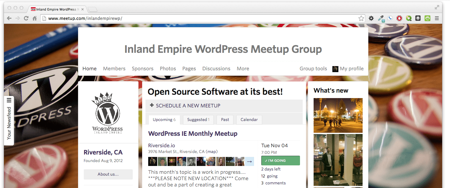 Inland Empire WordPress Meetup